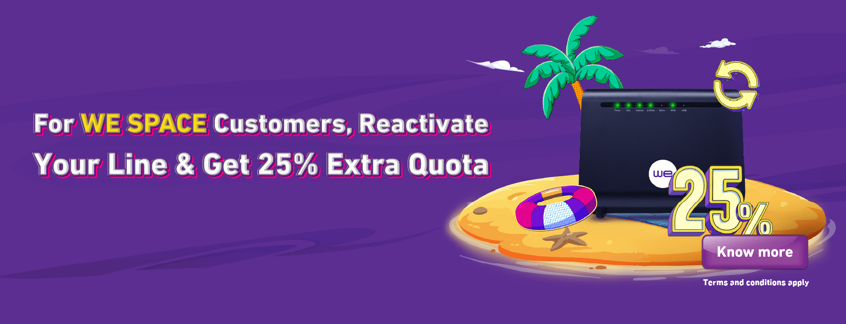 Home Internet re-activation promo