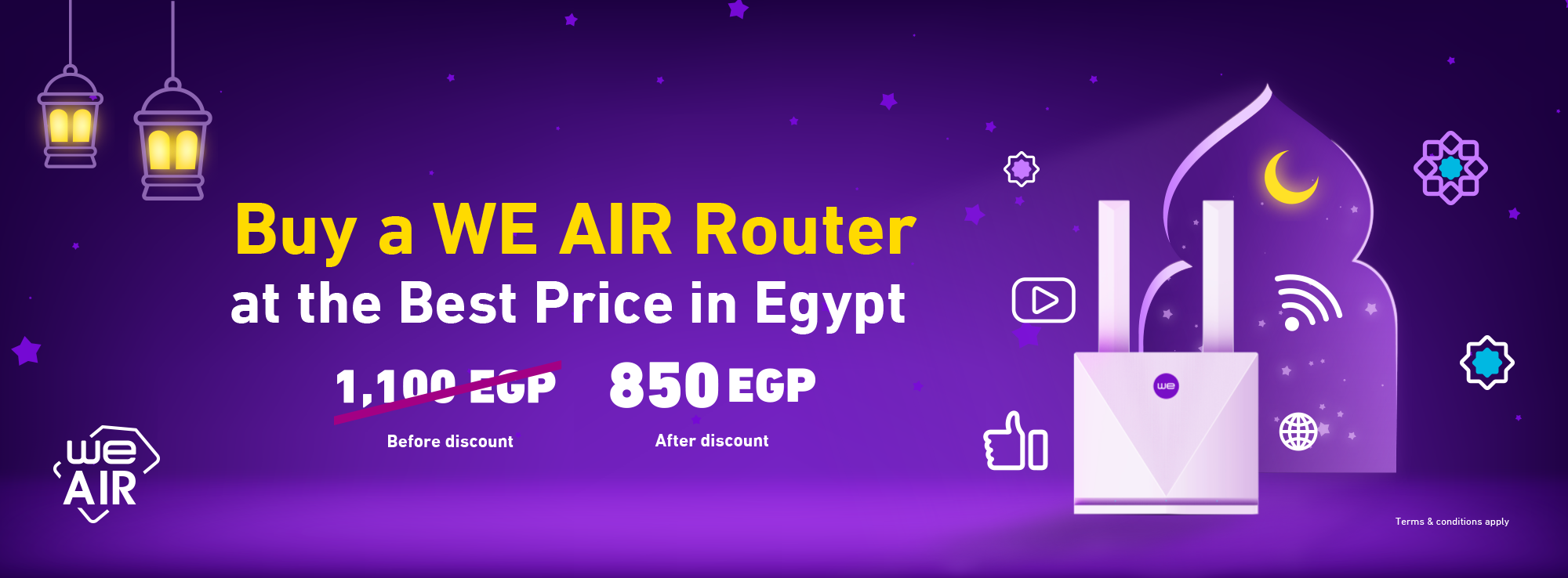 WE Air 4G Routers offer Thumbnail