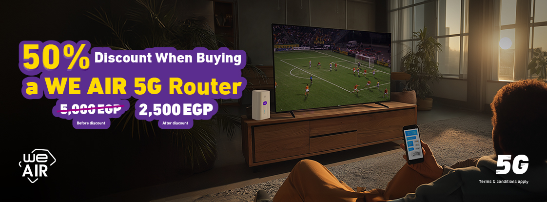 WE Air 5G Routers offer Thumbnail